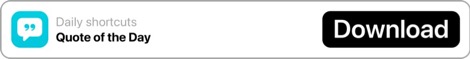 Quote of the Day Shortcut Quote of the Day Shortcut